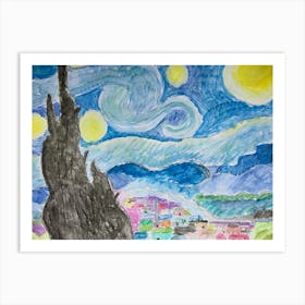 The Starry Night 2 Art Print