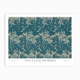 William Morris Prints Tulip Landscape Botanical Vintage Art Print