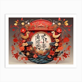 Chinese Calligraphy 1 Art Print