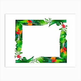 Tropical Frame 5 Art Print