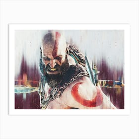 Kratos God Of War Art Print