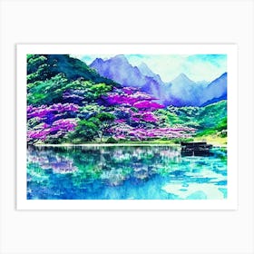 Mountain Serenity Art Print