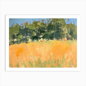 Field Of Yellow 6 Art Print