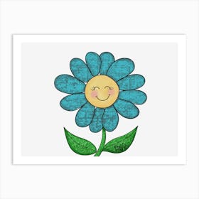 Smiling Flower Art Print