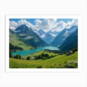 Mountain Panorama Art Print