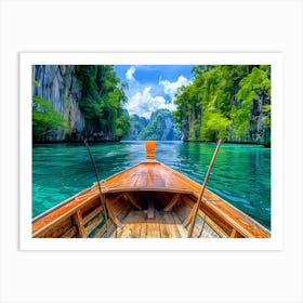 View from a boat Art Print