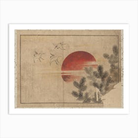 Album Of Sketches By Katsushika Hokusai And His Disciples, Katsushika Hokusai 11 Art Print