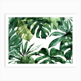 Tropical Leaves 131 Art Print