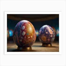 Easter Eggs Art Print