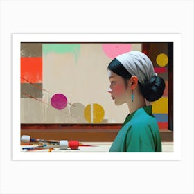 Asian Girl 4 Art Print