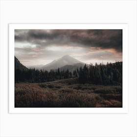 Dark Moody Forest Art Print