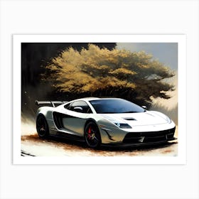 Lamborghini 208 Art Print