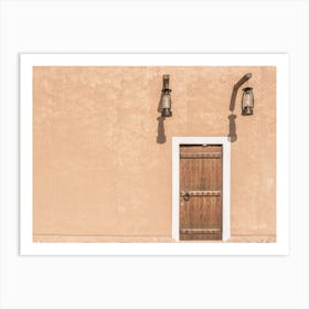 Door In Diriyah, Saudi Arabia Art Print