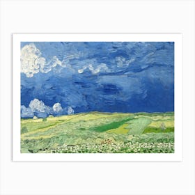 Wheatfield Under Thunderclouds (1890), Vincent Van Gogh Art Print