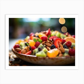 Fruit Salad In A Bowl Art Print