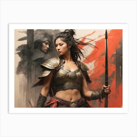 Samurai Warrior 3 Art Print