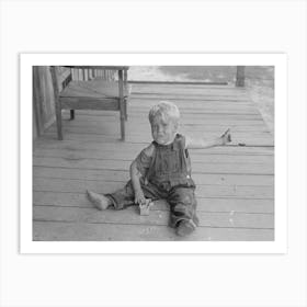 Untitled Photo, Possibly Related To Sharecropper Family On Front Porch Of Cabin, Southeast Missouri Farms By 2 Art Print