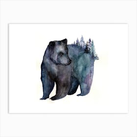 Forest Bear Art Print