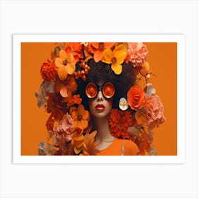 Afro Hair Art Print