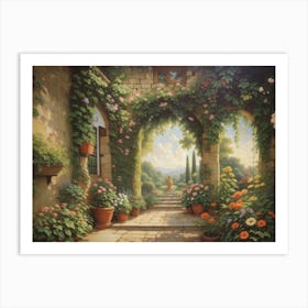 The Garden Path 1 Art Print