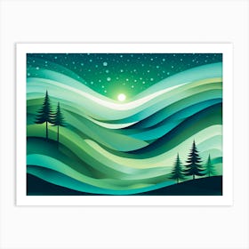 Landscape Canvas Print 8 Art Print