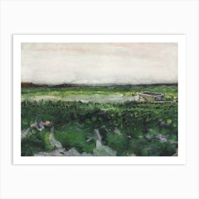 Landscape With Wheelbarrow (1883), Vincent Van Gogh Art Print