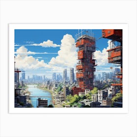 Cityscape 1 Art Print