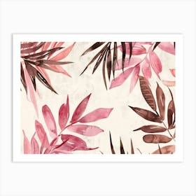 Tropical Leaves 137 Art Print