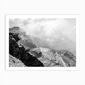 View of mountains in Yemen Art Print