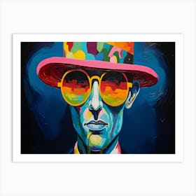 'The Man In The Hat' Art Print