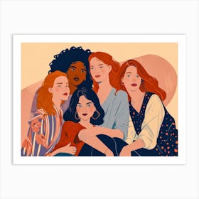 Group Of Women 5 Art Print