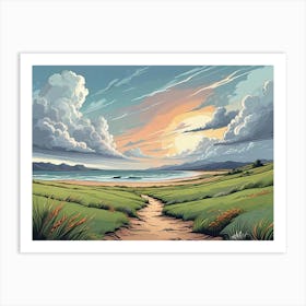 Path To The Beach Art Print