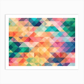 Background Abstract Watercolor Art Print