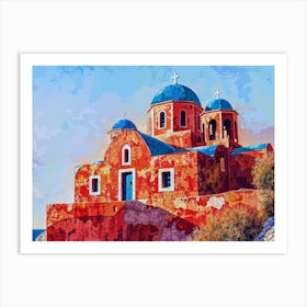 Church On The Hill Art Print