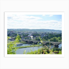 Panorama of Trier Art Print