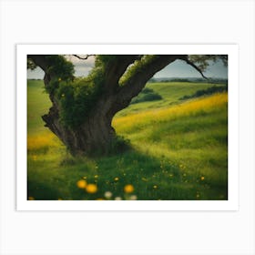 Old Oak Tree 1 Art Print