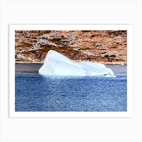 Iceberg In The Water ((Greenland Series) Art Print