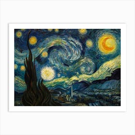 Starry Night 81 Art Print