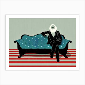 Marx In The Usa 1 Art Print