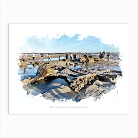 Wwii Flying Boat Wrecks, Broome, Western Australia Art Print