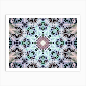 Round Pattern Art Print