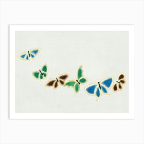Vintage Butterfly, Cho Senshu (2) 1 Art Print