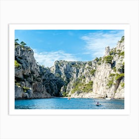 Calanques At Cassis Art Print