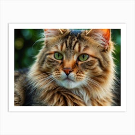 Portrait Of A Cat 2 Art Print