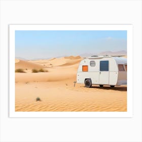 Caravan In The Desert Art Print