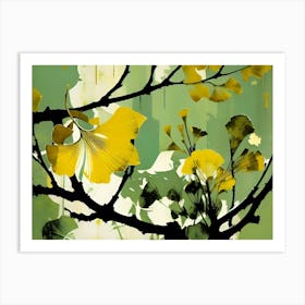 Ginkgo Leaves 43 Art Print