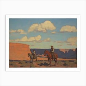 Cowboys Art Print