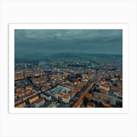 Prints of Verona, Italy. Aerial cityscape image of iconic Italian town Verona at sunset
Prints of Verona, Italy. Art Print