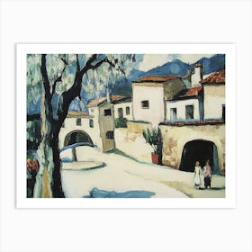 Village In Spain Art Print