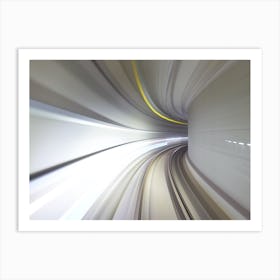 Tunnel - Tunnel Stock Videos & Royalty-Free Footage Art Print